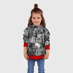 Толстовка-худи детская The last of us comix, цвет: 3D-красный — фото 2