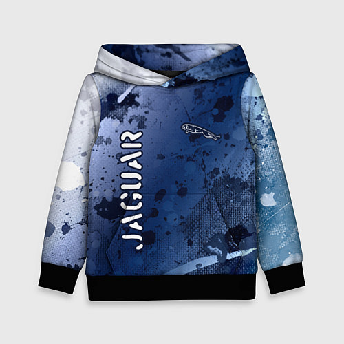 Детская толстовка ЯГУАР Jaguar Брызги / 3D-Черный – фото 1