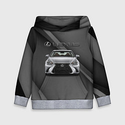Толстовка-худи детская Lexus auto, цвет: 3D-меланж
