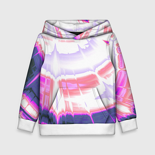 Детская толстовка Тай-дай Абстракция Tie-Dye / 3D-Белый – фото 1