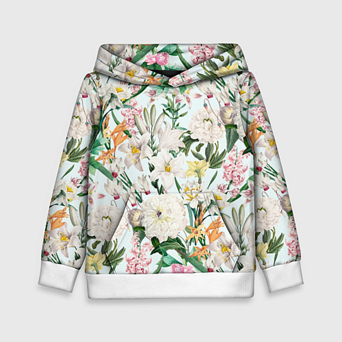 Детская толстовка Цветы Для Невесты / 3D-Белый – фото 1