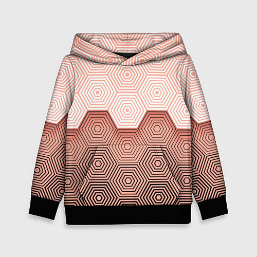 Детская толстовка Hexagon Minimal / 3D-Черный – фото 1