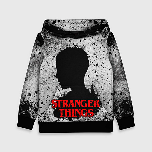 Детская толстовка Очень странные дела Stranger things / 3D-Черный – фото 1