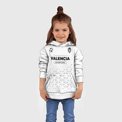 Толстовка-худи детская Valencia Champions Униформа, цвет: 3D-белый — фото 2