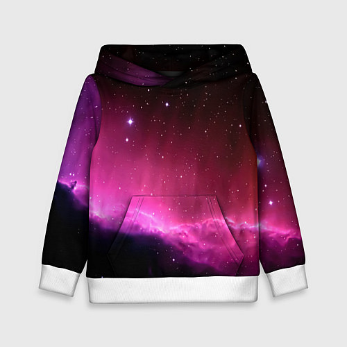 Детская толстовка Night Nebula / 3D-Белый – фото 1