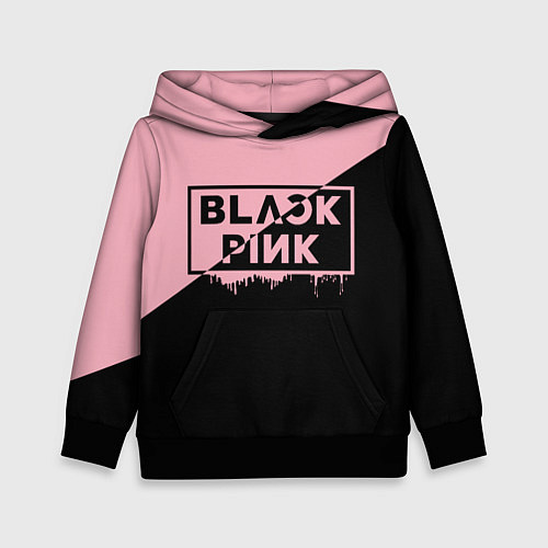 Детская толстовка BLACKPINK BIG LOGO / 3D-Черный – фото 1