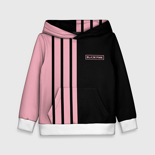 Детская толстовка BLACKPINK HALF BLACK-PINK MINI LOGO / 3D-Белый – фото 1