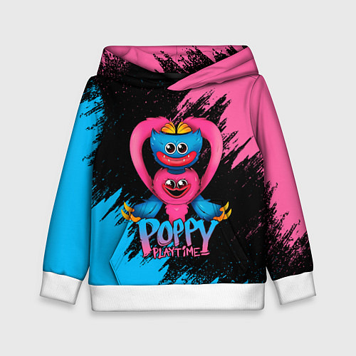 Детская толстовка GAME POPPY PLAYTIME HAGGY WAGGY AND KISSY MISSY / 3D-Белый – фото 1