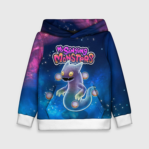 Детская толстовка My Singings monsters ВУЖАС GHAZT / 3D-Белый – фото 1