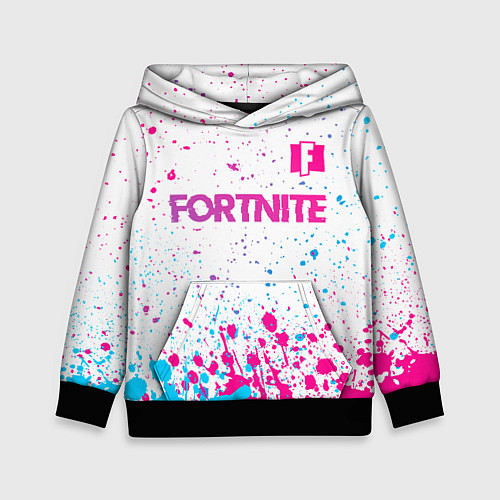 Детская толстовка Fortnite Neon Gradient / 3D-Черный – фото 1