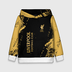 Толстовка-худи детская Liverpool гранж, цвет: 3D-белый