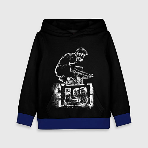 Детская толстовка Linkin Park граффити / 3D-Синий – фото 1