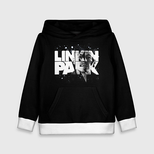 Детская толстовка Linkin Park логотип с фото / 3D-Белый – фото 1