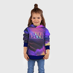 Толстовка-худи детская BLACKPINK COLORS, цвет: 3D-синий — фото 2