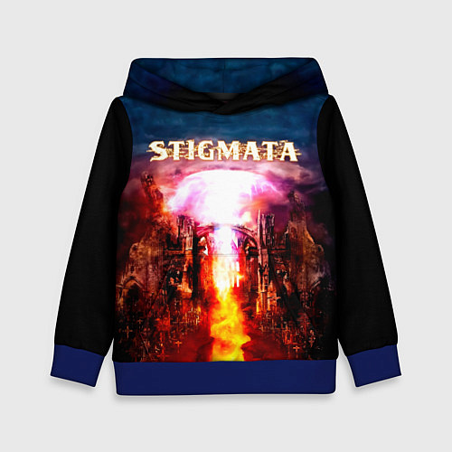 Детская толстовка Stigmata альбом / 3D-Синий – фото 1