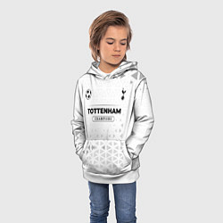 Толстовка-худи детская Tottenham Champions Униформа, цвет: 3D-белый — фото 2