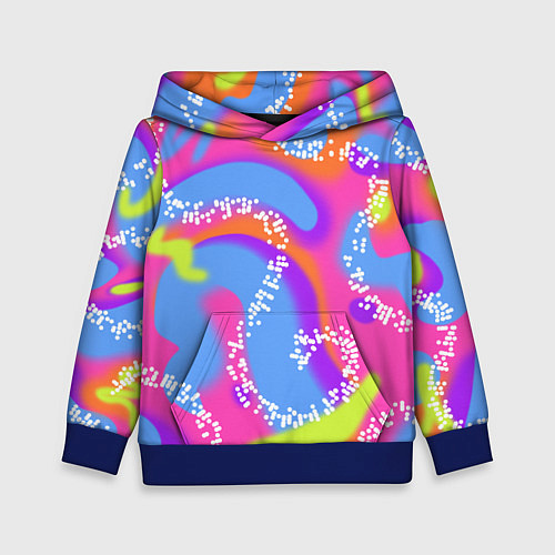 Детская толстовка Барби и Кен паттерн костюм / 3D-Синий – фото 1