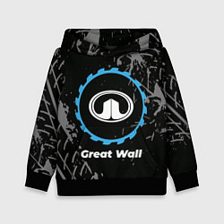 Детская толстовка Great Wall в стиле Top Gear со следами шин на фоне