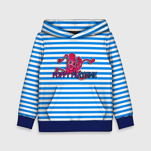 Детская толстовка Poppy play time Mommy long legs / 3D-Синий – фото 1