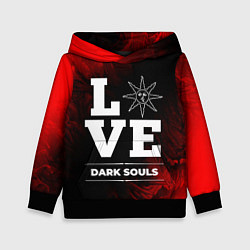 Толстовка-худи детская Dark Souls Love Классика, цвет: 3D-черный