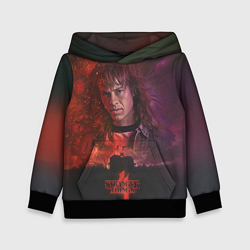 Детская толстовка EDDIE MUNSON STRANGER THINGS 4 / 3D-Черный – фото 1