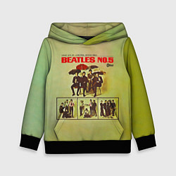 Толстовка-худи детская Beatles N0 5, цвет: 3D-черный