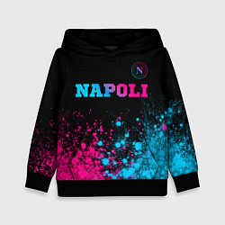 Толстовка-худи детская Napoli Neon Gradient, цвет: 3D-черный