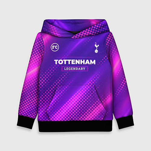 Детская толстовка Tottenham legendary sport grunge / 3D-Черный – фото 1