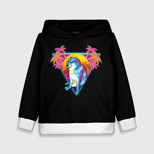 Детская толстовка Неоновый Малыш Чимс / 3D-Белый – фото 1