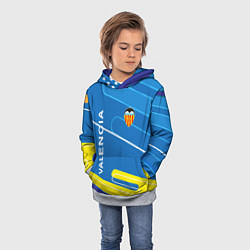 Толстовка-худи детская Valencia Абстракция, цвет: 3D-меланж — фото 2