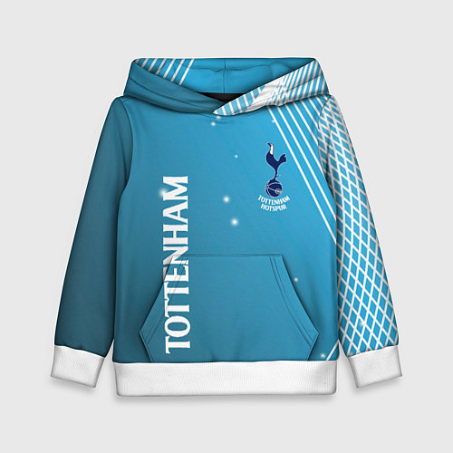 Детская толстовка Тоттенхэм хотспур Абстракция / 3D-Белый – фото 1