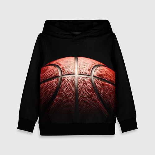 Детская толстовка Basketball ball / 3D-Черный – фото 1