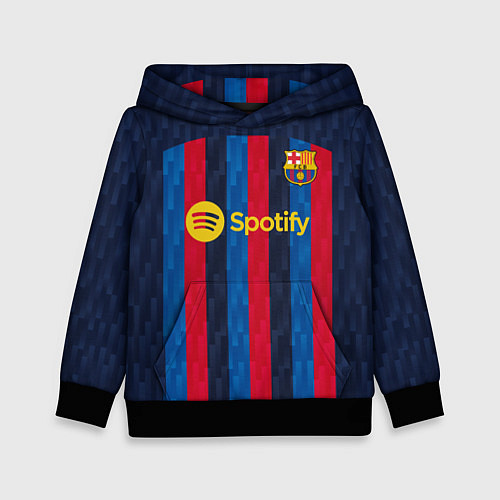 Детская толстовка Барселона форма 20222023 / 3D-Черный – фото 1