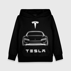 Детская толстовка Tesla white light