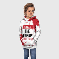 Толстовка-худи детская The Division: Best Player Ultimate, цвет: 3D-белый — фото 2