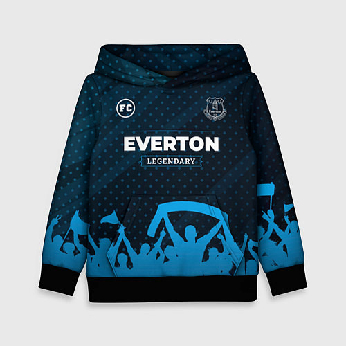 Детская толстовка Everton legendary форма фанатов / 3D-Черный – фото 1