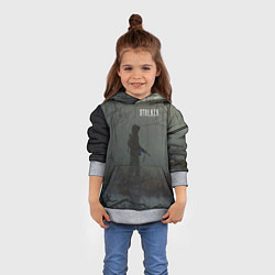 Толстовка-худи детская STALKER Одиночка На Болоте, цвет: 3D-меланж — фото 2