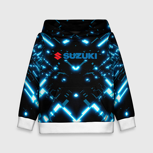 Детская толстовка Сузуки - абстракция / 3D-Белый – фото 1