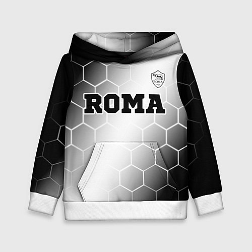 Детская толстовка Roma sport на светлом фоне: символ сверху / 3D-Белый – фото 1