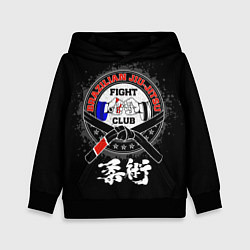 Детская толстовка Jiujitsu brazilian splashes logo