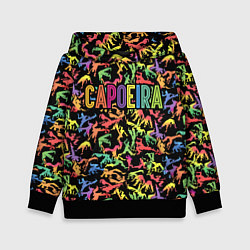 Толстовка-худи детская Capoeira colorful mens, цвет: 3D-черный