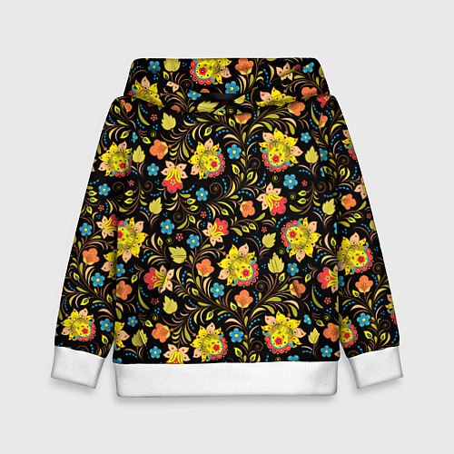 Детская толстовка Русский яркий узор / 3D-Белый – фото 1