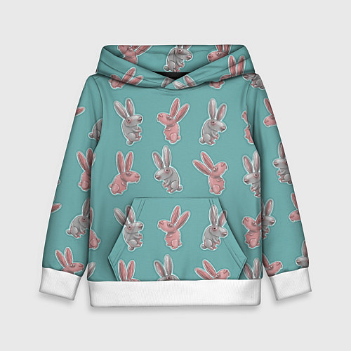 Детская толстовка Кролли / 3D-Белый – фото 1
