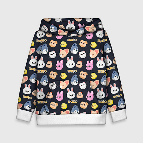 Детская толстовка Skzoo pattern / 3D-Белый – фото 1