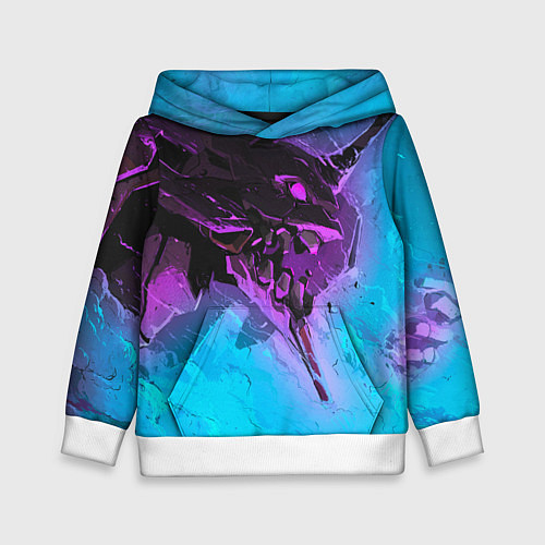 Детская толстовка Neon Genesis Evangelion - Eva 01 / 3D-Белый – фото 1