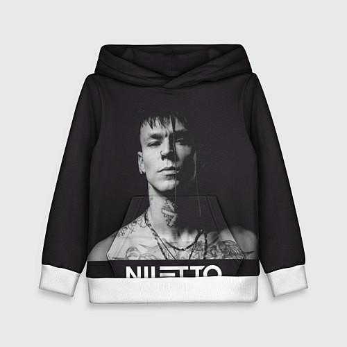 Детская толстовка Данил Прытков черно-белая фотография / 3D-Белый – фото 1