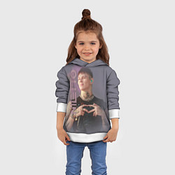 Толстовка-худи детская Niletto- моя любимка, цвет: 3D-белый — фото 2