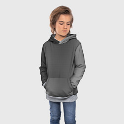 Толстовка-худи детская Стальной фон, цвет: 3D-меланж — фото 2
