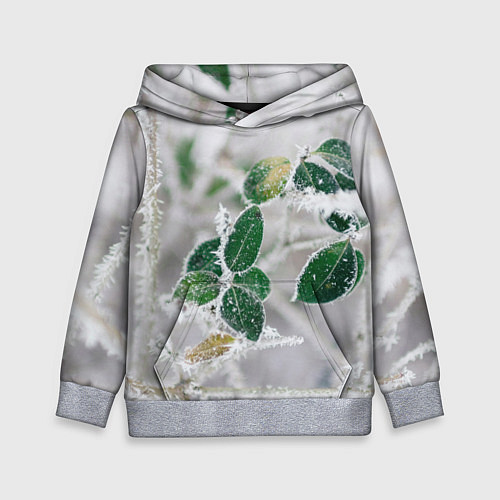 Детская толстовка Green winter / 3D-Меланж – фото 1