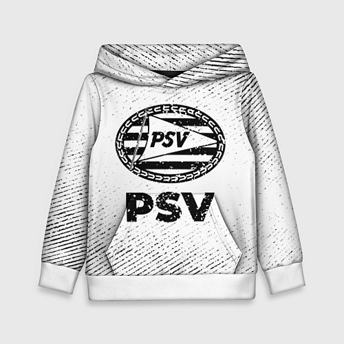 Детская толстовка PSV с потертостями на светлом фоне / 3D-Белый – фото 1